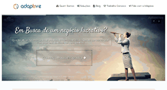 Desktop Screenshot of adaptivesoft.com.br