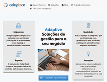 Tablet Screenshot of adaptivesoft.com.br